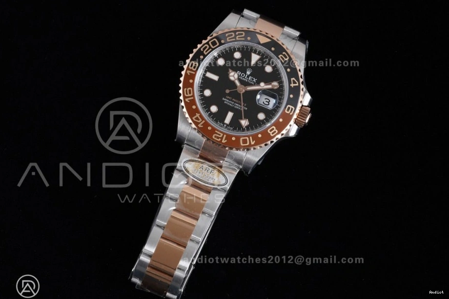 New 904L ARF Best 1:1 RG Bracelet Master SS 126711 SH3285 on GMT II SS Edition CHNR V2 0202